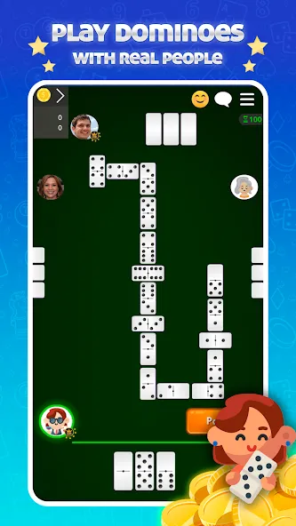 Dominoes Online - Classic Game (Домино Онлайн)  [МОД Все открыто] Screenshot 1