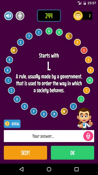 Alphabet Game (Пасапалабра)  [МОД Меню] Screenshot 2