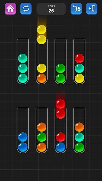 Ball Sort Puzzle - Color Game  [МОД Бесконечные деньги] Screenshot 3