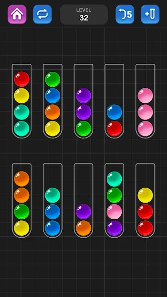 Ball Sort Puzzle - Color Game  [МОД Бесконечные деньги] Screenshot 4