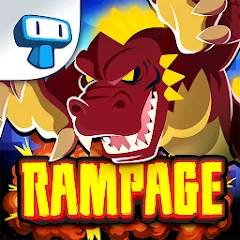 Скачать взломанную UFB Rampage: Monster Fight (УФБ Рэмпейдж)  [МОД Menu] - полная версия apk на Андроид