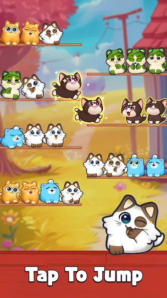 Cat Sort Puzzle: Cute Pet Game  [МОД Unlimited Money] Screenshot 2