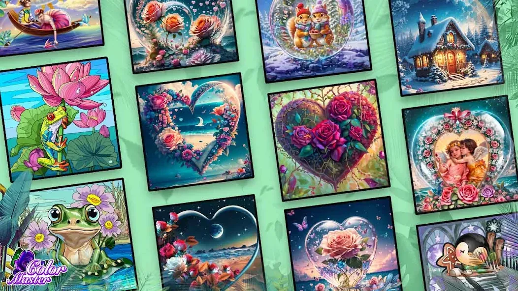 Color Master - Color by Number (Колор Мастер Про)  [МОД Бесконечные монеты] Screenshot 1