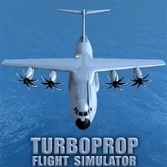 Взлом Turboprop Flight Simulator (Турбовинтовой симулятор полета 3D)  [МОД Unlimited Money] - последняя версия apk на Андроид