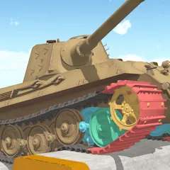 Взломанная Tank Physics Mobile Vol.3  [МОД Menu] - последняя версия apk на Андроид