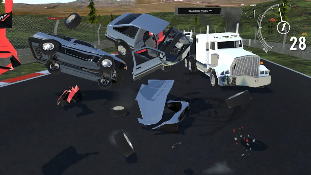 Destructive Car Race Generator (Деструктивный Генератор Гоночных Автомобилей)  [МОД Много монет] Screenshot 2