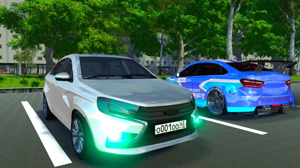 Lada - Russian Car Driving  [МОД Unlocked] Screenshot 1