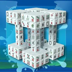 Взломанная Stacker Mahjong 3D (Стаккер Маджонг 3Д)  [МОД Unlocked] - полная версия apk на Андроид