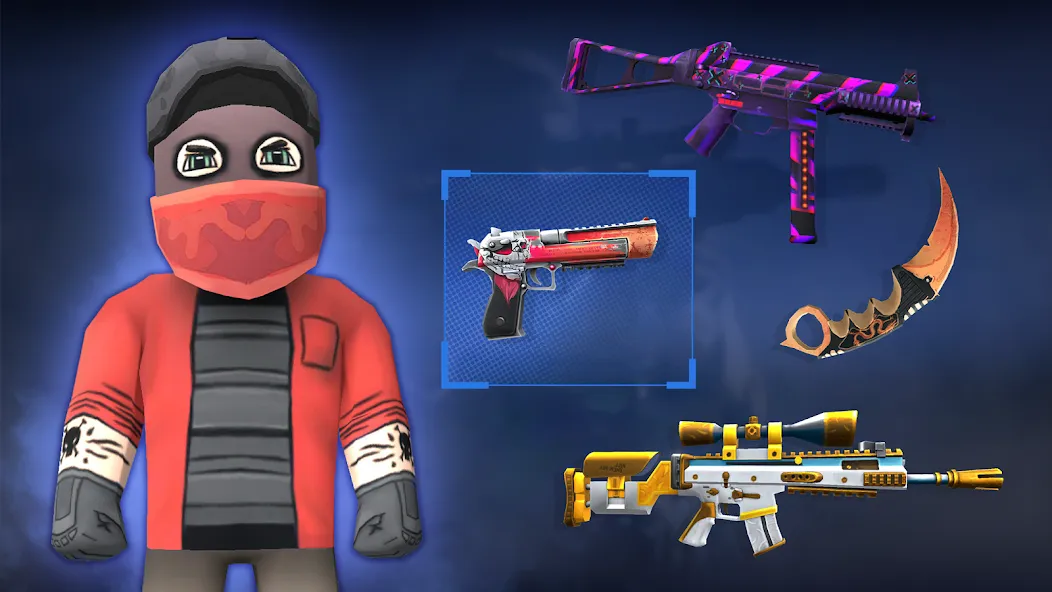 KUBOOM 3D: FPS Shooting Games  [МОД Много монет] Screenshot 3