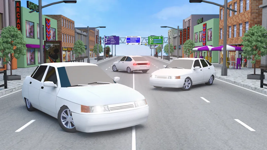 Russian Cars: 10 and 12  [МОД Много денег] Screenshot 1