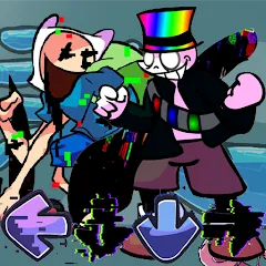 Взлом Corrupted Finn Darkness Battle (ФНФ Финн Пибби Корруптед Мод)  [МОД Много монет] - последняя версия apk на Андроид