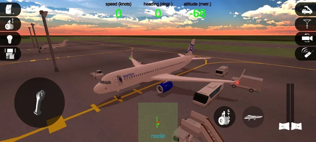 Aircraft Sandbox (Авиационный песочница)  [МОД Много монет] Screenshot 1