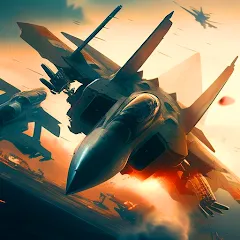 Скачать взломанную Aircraft Strike: Jet Fighter  [МОД Бесконечные монеты] - полная версия apk на Андроид