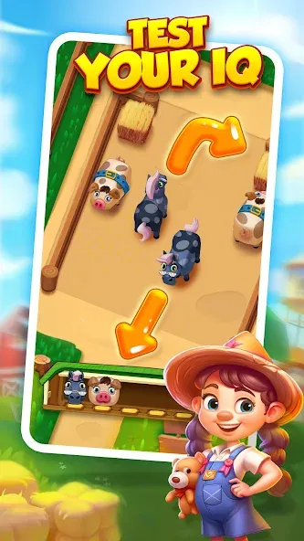 Farm Fun - Animal Parking Game (Фарм Фан)  [МОД Unlimited Money] Screenshot 5