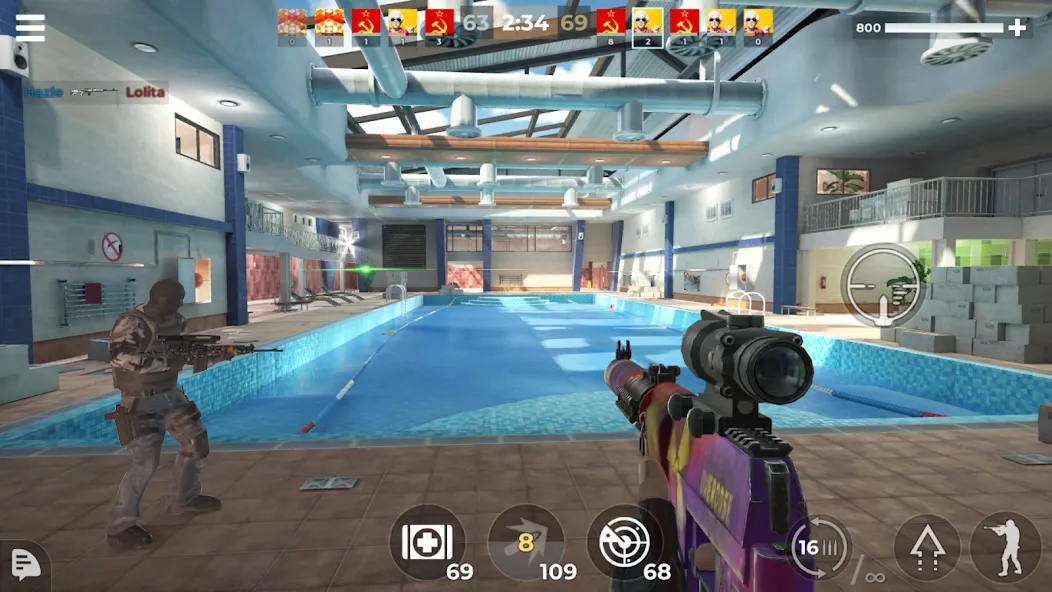 AWP Mode: Online Sniper Action (ЭЙВИПИ Режим)  [МОД Бесконечные деньги] Screenshot 3