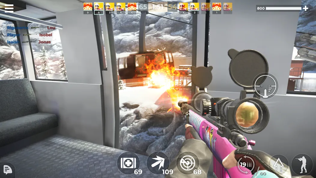 AWP Mode: Online Sniper Action (ЭЙВИПИ Режим)  [МОД Бесконечные деньги] Screenshot 4