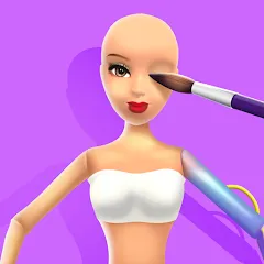 Скачать взлом Doll Makeover - DIY 3D Dolly  [МОД Menu] - стабильная версия apk на Андроид