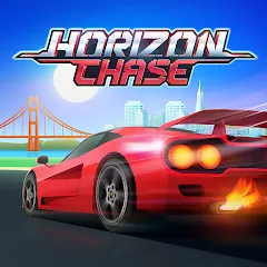 Скачать взломанную Horizon Chase – Arcade Racing (Хорайзон Чейс)  [МОД Много монет] - стабильная версия apk на Андроид