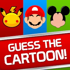 Взлом Guess the Cartoon Character (Догадайтесь кто из мультяшного персонажа)  [МОД Все открыто] - стабильная версия apk на Андроид