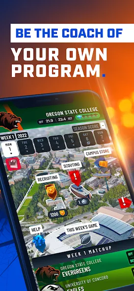 The Program: College Football (Зе Програм)  [МОД Много монет] Screenshot 1