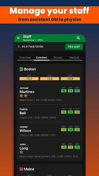 Basketball Legacy Manager 23 (Баскетбольный Легаси Менеджер 23)  [МОД Unlocked] Screenshot 5