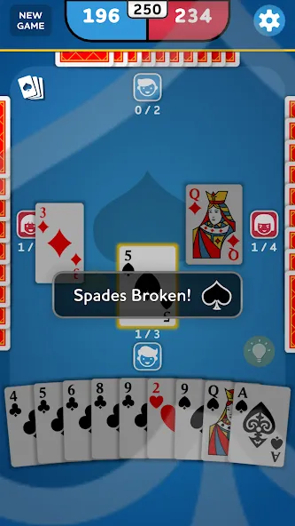Spades - Card Game (Спейдс)  [МОД Много монет] Screenshot 5