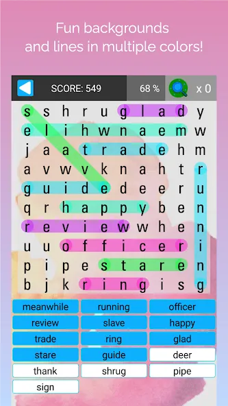 busca palabras: sopa de letras (буска палабрас)  [МОД Mega Pack] Screenshot 3