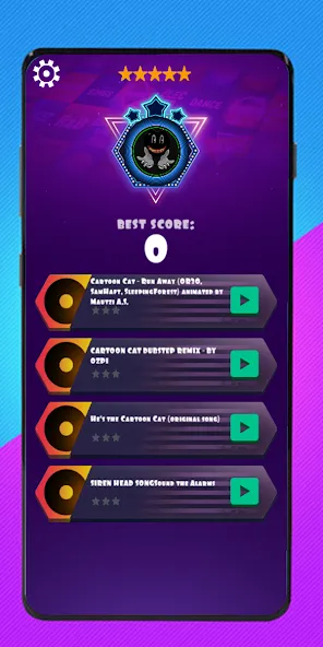 Cartoon cat - Hop tiles rush (Картун кэт)  [МОД Меню] Screenshot 1