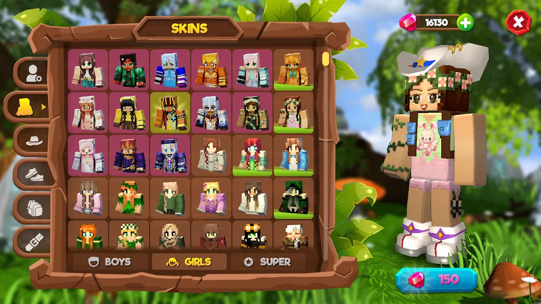 Pony World Craft  [МОД Бесконечные монеты] Screenshot 1