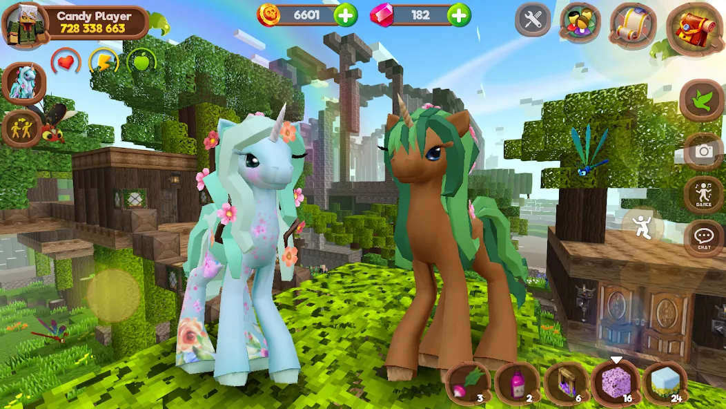 Pony World Craft  [МОД Бесконечные монеты] Screenshot 3