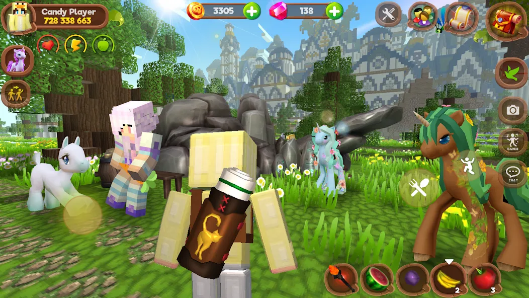 Pony World Craft  [МОД Бесконечные монеты] Screenshot 4
