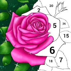 Взломанная Casual Color - Color by Number  [МОД Все открыто] - стабильная версия apk на Андроид