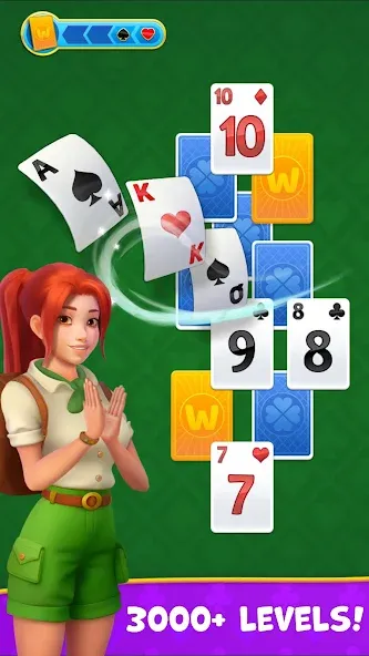 Kings & Queens: Solitaire Game  [МОД Unlocked] Screenshot 1