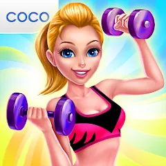 Взломанная Fitness Girl - Dance & Play  [МОД Меню] - стабильная версия apk на Андроид