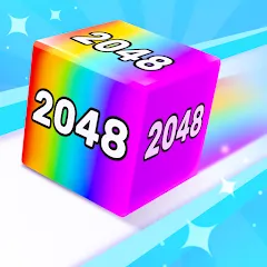 Скачать взлом Chain Cube 2048: 3D merge game (Чейн Куб)  [МОД Бесконечные деньги] - последняя версия apk на Андроид