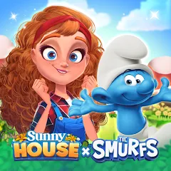 Взлом Merge Manor x The Smurf Collab (Мердж Манор)  [МОД Бесконечные монеты] - стабильная версия apk на Андроид