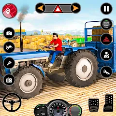 Взломанная Tractor Simulator Farm Games (Фарминг игры)  [МОД Menu] - последняя версия apk на Андроид