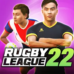 Скачать взломанную Rugby League 22 (Рубиги Лига 22)  [МОД Меню] - полная версия apk на Андроид