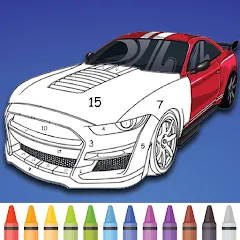 Скачать взлом Cars Color By Number (Цветные машины по номерам)  [МОД Menu] - стабильная версия apk на Андроид