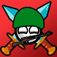 Скачать взломанную Countryballs Continental War (Кантриболз Континентальная война)  [МОД Много денег] - полная версия apk на Андроид