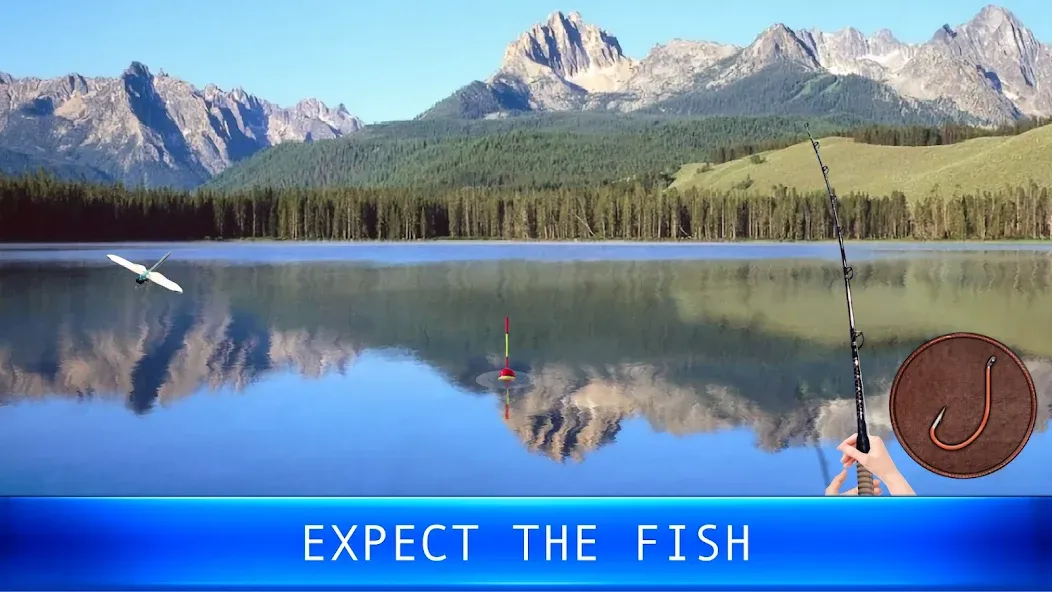 Fish rain: sport fishing  [МОД Unlocked] Screenshot 1