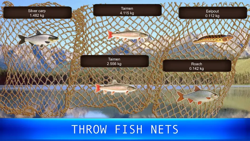 Fish rain: sport fishing  [МОД Unlocked] Screenshot 5