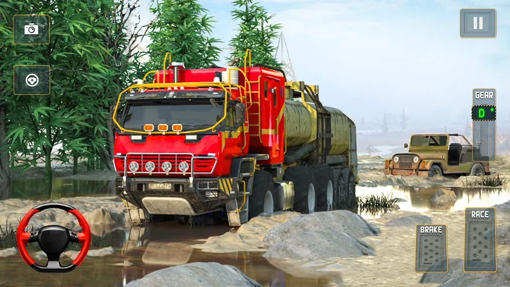 Offroad Mud Truck Driving Sim  [МОД Бесконечные деньги] Screenshot 4