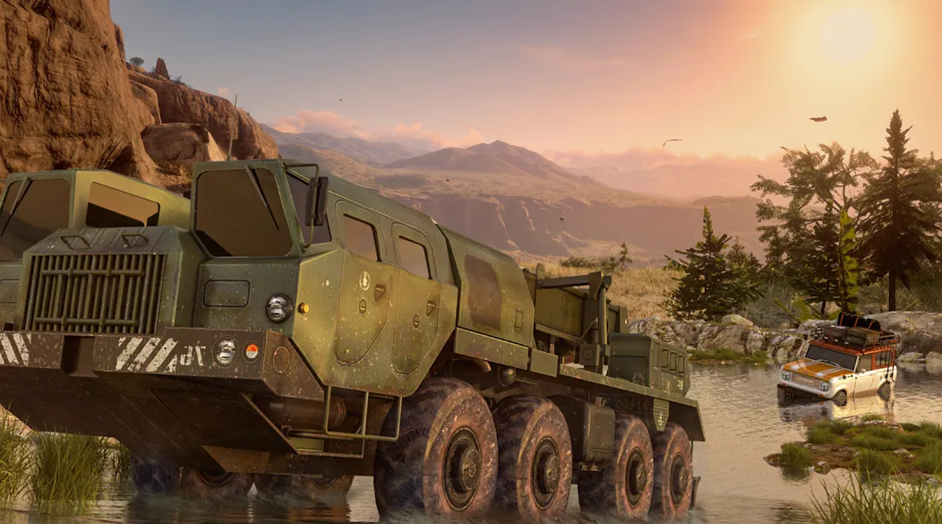 Offroad Mud Truck Driving Sim  [МОД Бесконечные деньги] Screenshot 5