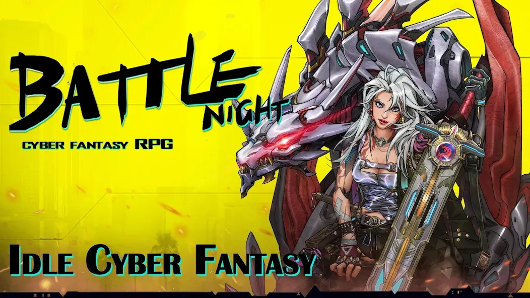 Battle Night: Cyberpunk RPG (Бэтл Найт)  [МОД Unlimited Money] Screenshot 1
