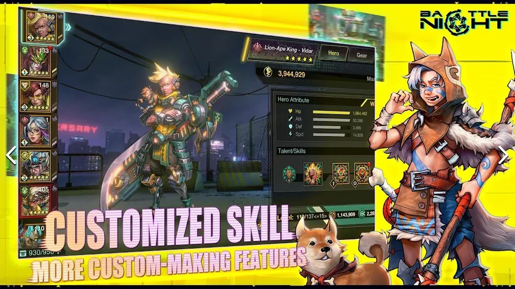 Battle Night: Cyberpunk RPG (Бэтл Найт)  [МОД Unlimited Money] Screenshot 5