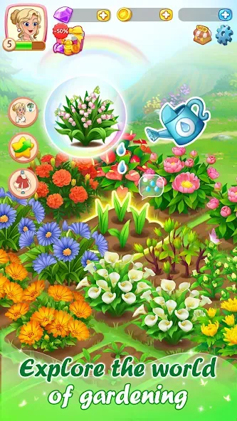 Dream Flower Dressup  [МОД Бесконечные монеты] Screenshot 5