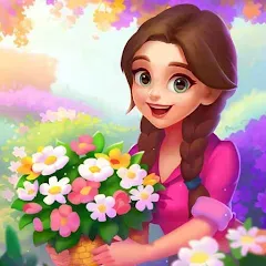 Скачать взломанную Dream Flower Dressup  [МОД Бесконечные монеты] - последняя версия apk на Андроид