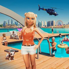 Скачать взлом Virtual Sim Story: Home & Life (Виртуальная история симулятора)  [МОД Меню] - стабильная версия apk на Андроид