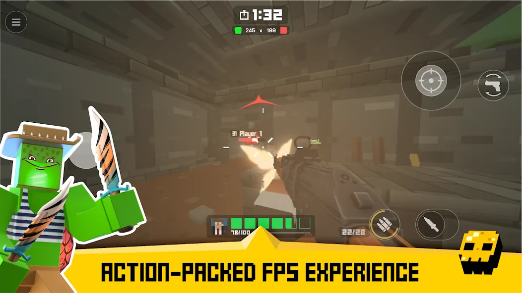 Krunker FRVR - Multiplayer FPS (Крункер ФРВР)  [МОД Меню] Screenshot 5